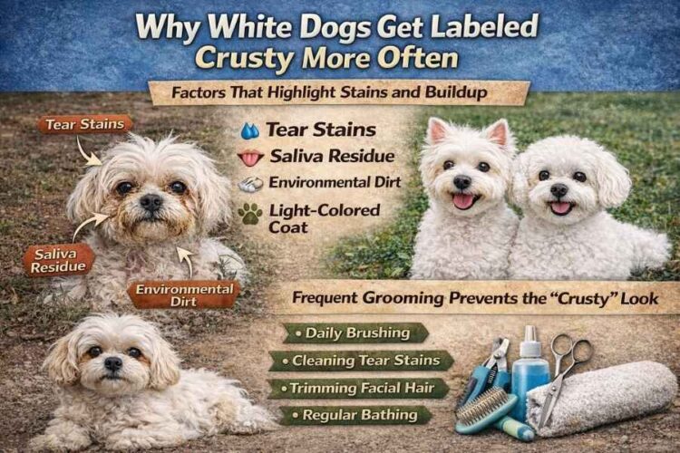 Why White Dogs Get Labeled Crusty More Often